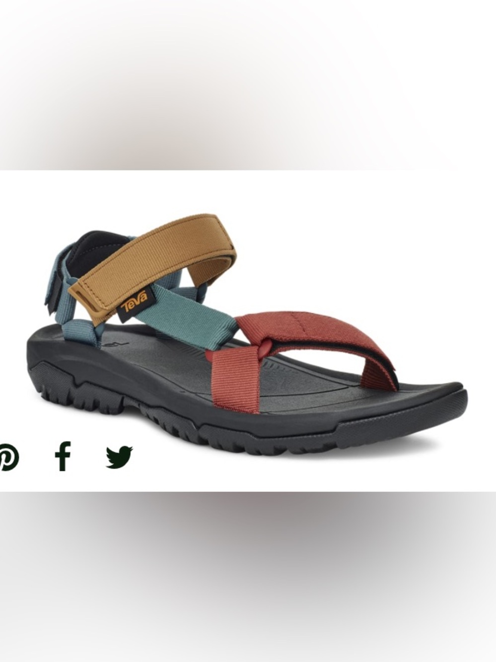 NWOT Teva Hurricane XLT2 Earth Multi Beach Hiking Sport Sandals Men Size 13